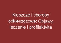 Kleszcze i choroby odkleszczowe: Objawy, leczenie i profilaktyka